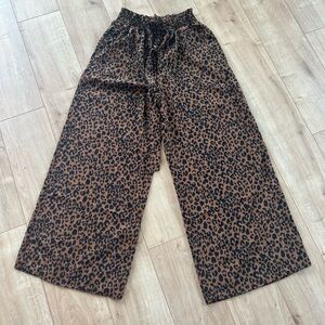 Sienna sky leopard print pants